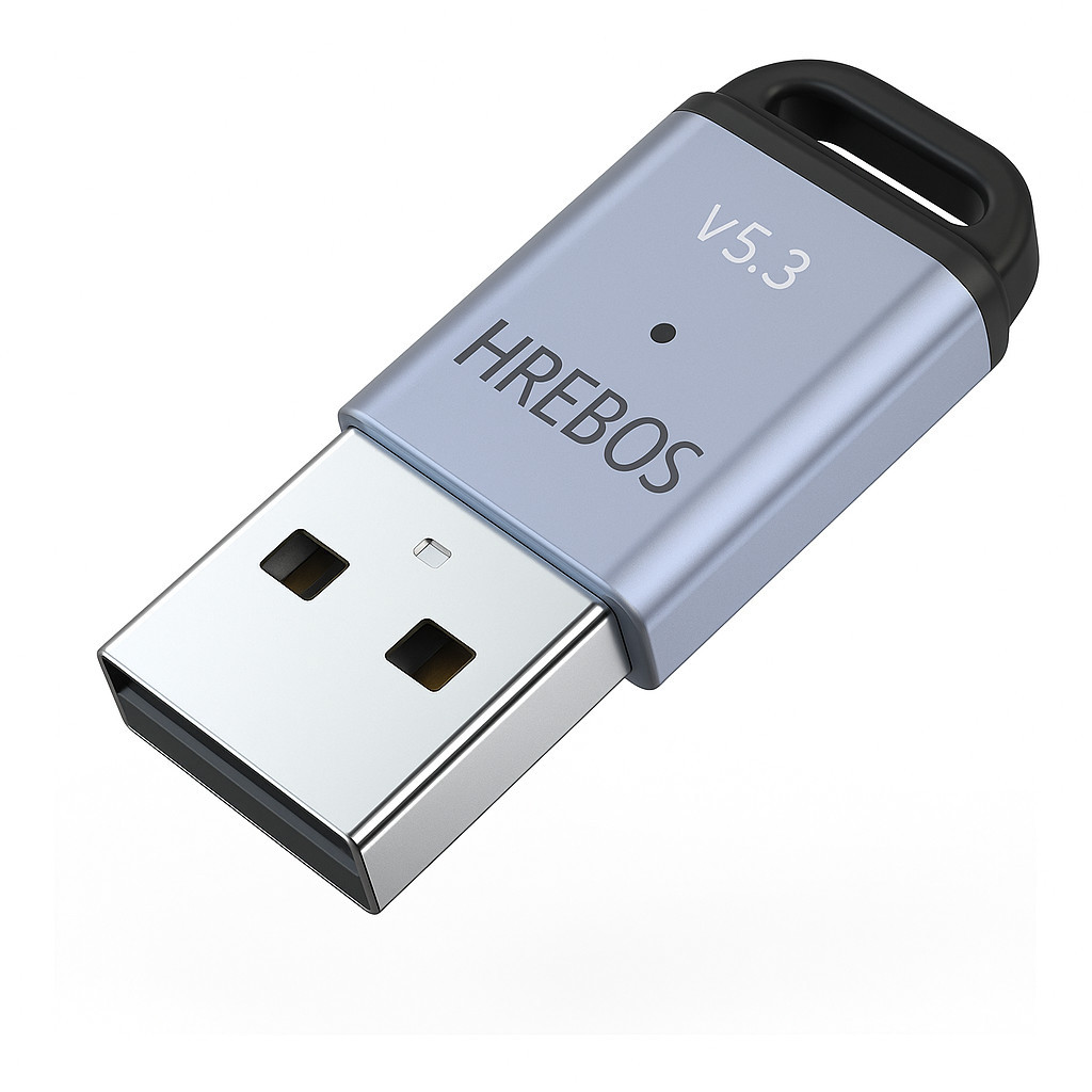 Adaptador Usb Bluetooth 5.3 para Conexão Sem Fio De Dispositivos