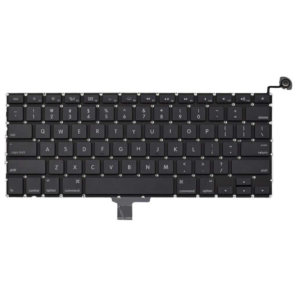 Teclado para Notebook Apple Macbook A1278 | Preto Inglês Internacional - US