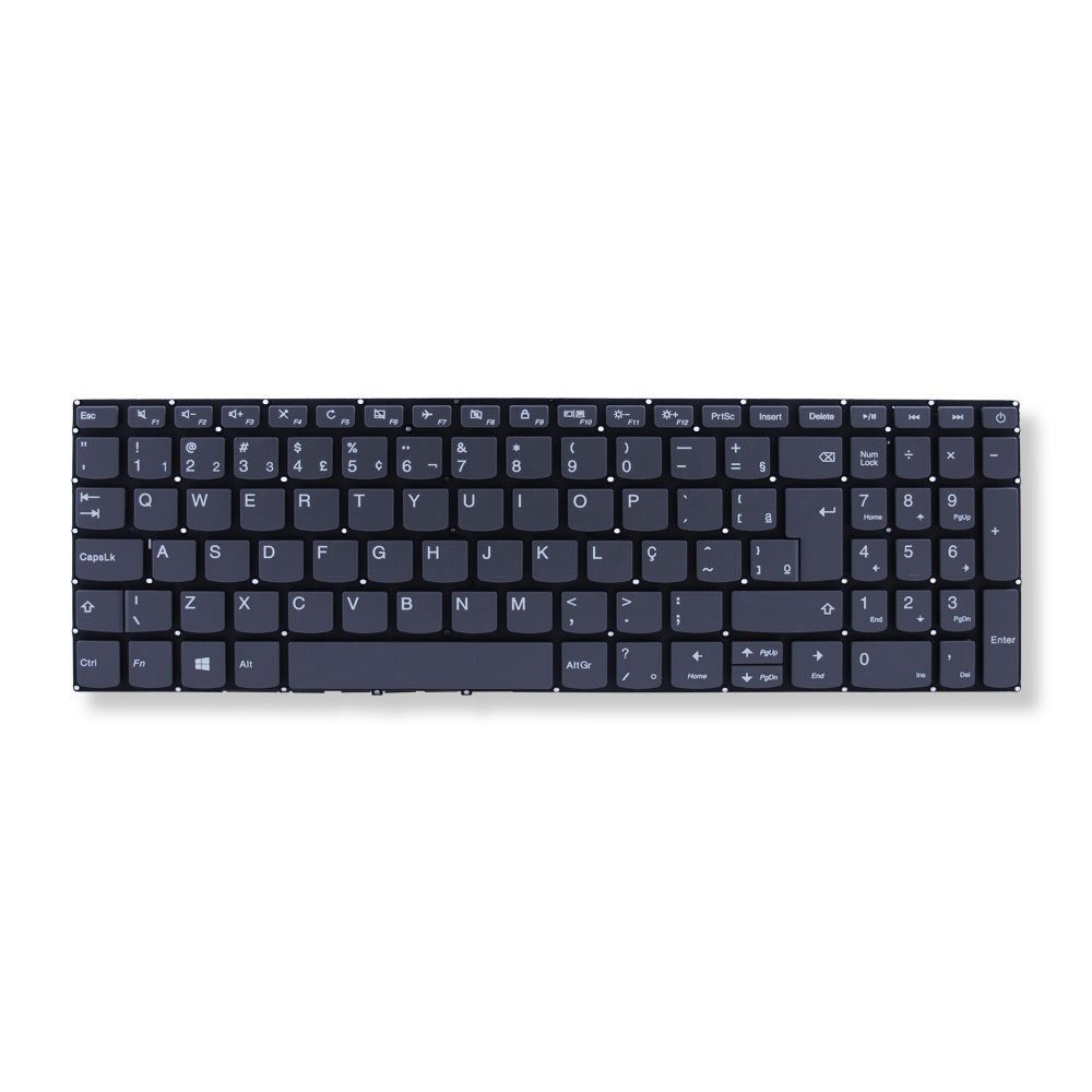 Teclado para Notebook Lenovo Ideapad 320-15IKB-80YH0009BR | Grafite ABNT2 em Oferta na Shopee