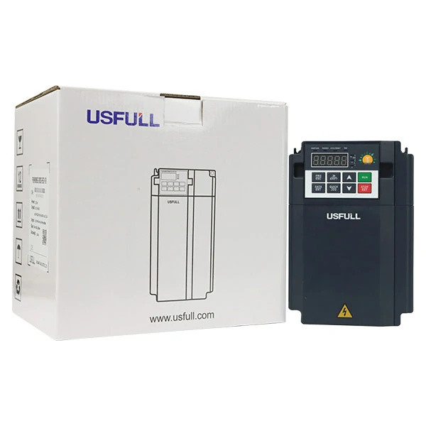 INVERSOR DE CORRENTE - MARCA: USFULL - MODELO: FU9000SI-2R2G-SS2 - POTENCIA DE SAIDA: 2,2 KW -