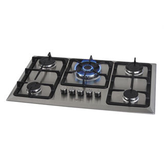 Cooktop 5 Bocas Fischer Infinity Trempe De Ferro Tripla Chama à Gás Mesa Inox Bivolt em Oferta na Shopee