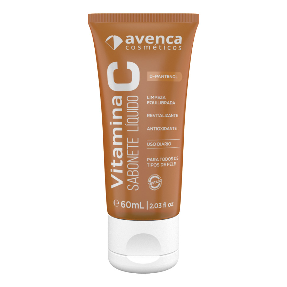 Avenca - Sabonete Líquido Vitamina C 60 Ml Normal Dia/noite