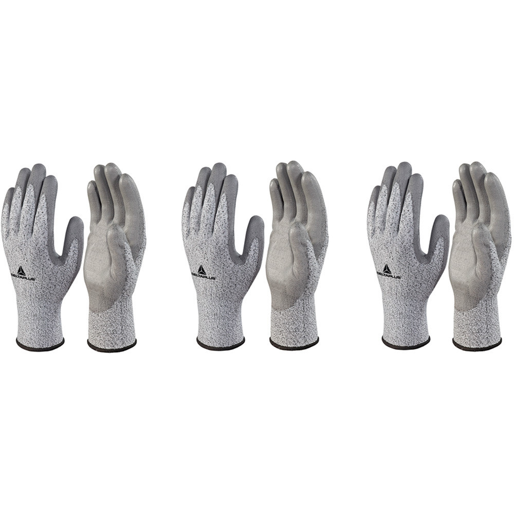 Luva de segurança anti-corte G com 3 pares  - VENICUT34 - Delta Plus