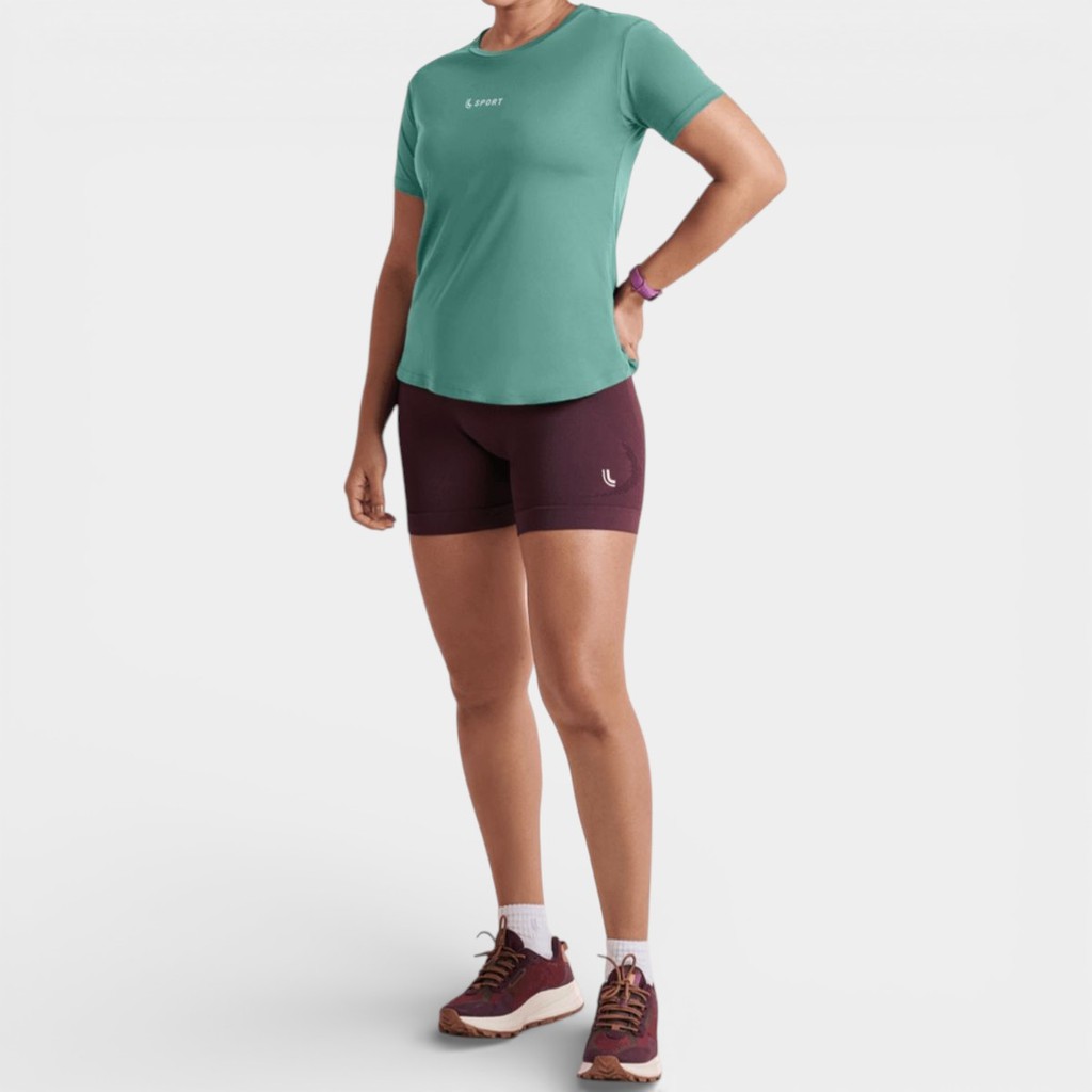 Camiseta Lupo Basic Feminina - Verde Água