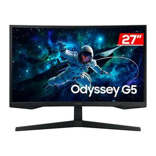 Monitor Gamer Samsung Odyssey G5 27" QHD 165Hz VA 1ms HDMI DP - LS27CG552ELMZD