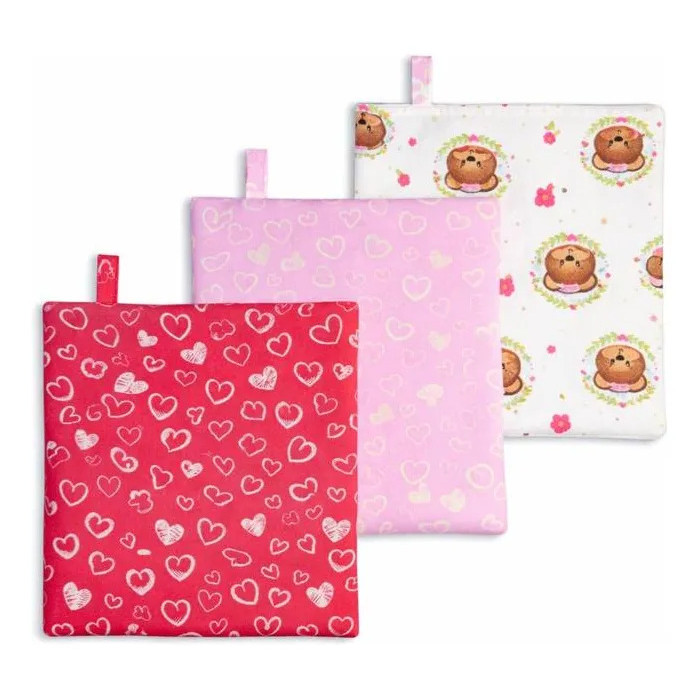 Naninha Kit Com 3 Unidades -  100 Algodão Várias Estampas em Oferta na Shopee