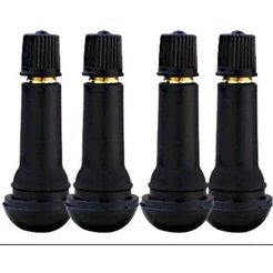 Kit 4 Bico De Pneu Sem Câmera Tr414 De Válvula De Ar carro aro:13, 14, 15, 16, 17 e 18 Universal