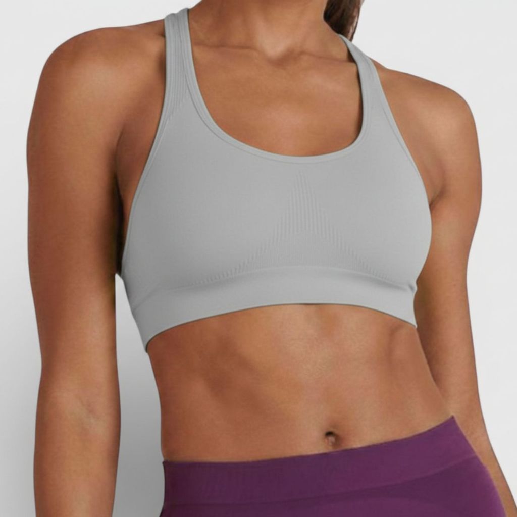 Top Esportivo Lupo Challenge Sem Bojo - Cinza em Oferta na Shopee