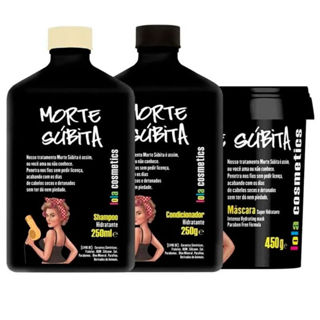 Kit Shampoo + Condicionador + Máscara Capilar Lola Cosmetics Morte Súbita em Oferta na Shopee