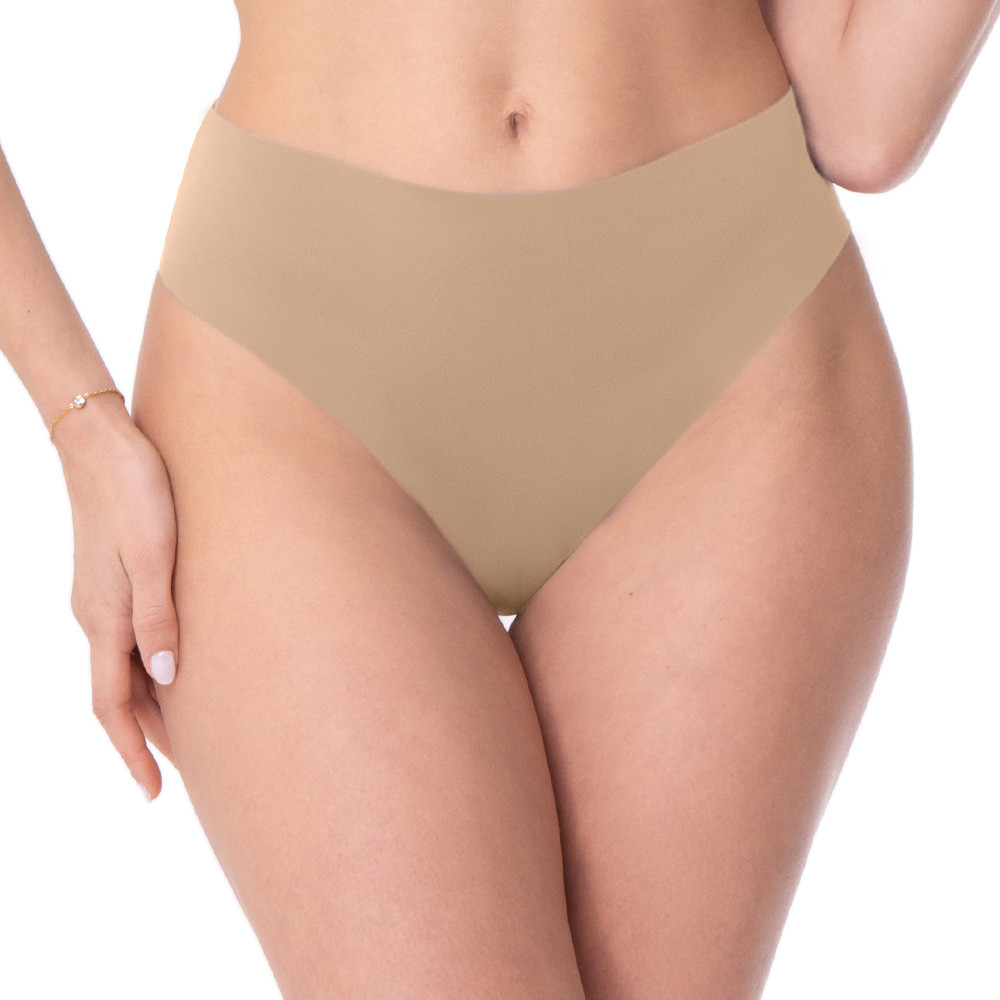 Imagem Calcinha Fio Duplo Corte a Laser Bege