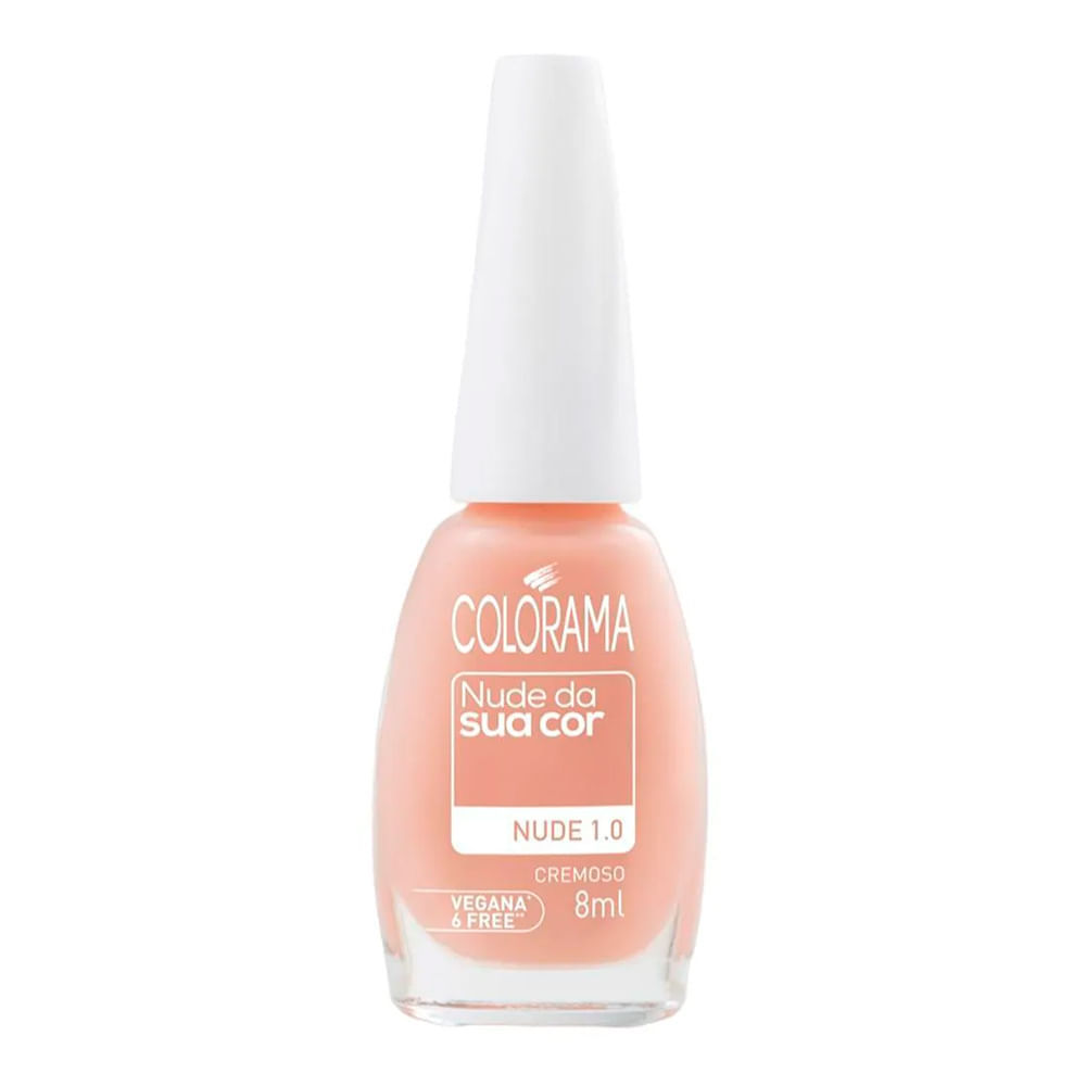 Esmalte Colorama Nude da Sua Cor Cremoso Cor Nude 1.0 8ml em Oferta na Shopee