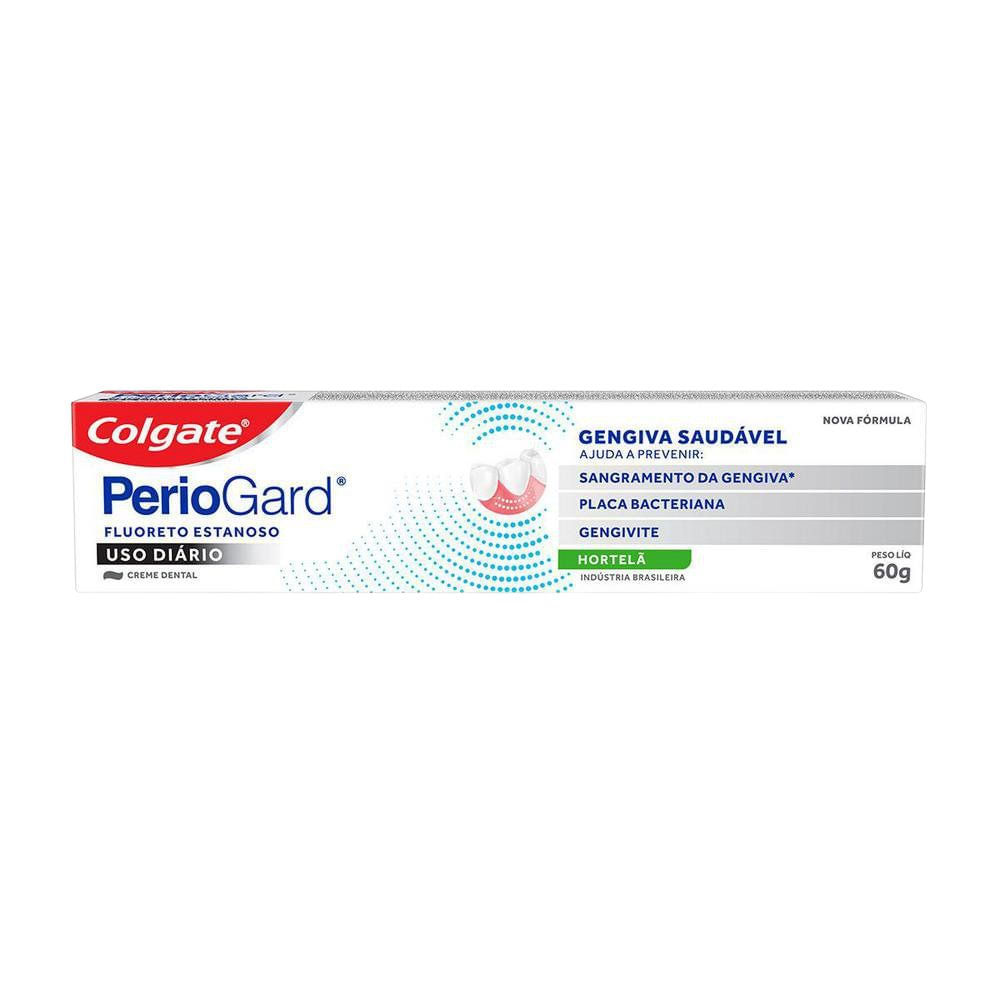 Creme Dental Colgate Periogard Gengiva Saudável Hortelã 60g em Oferta na Shopee