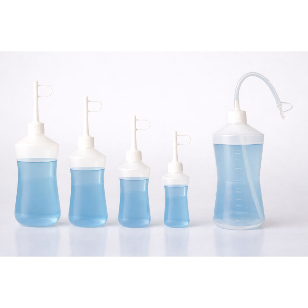 Frasco Almotolia Plástica DIVERSOS TAMANHOS, para cola, óleo, alcool (100ml/120ml/250ml/500ml)