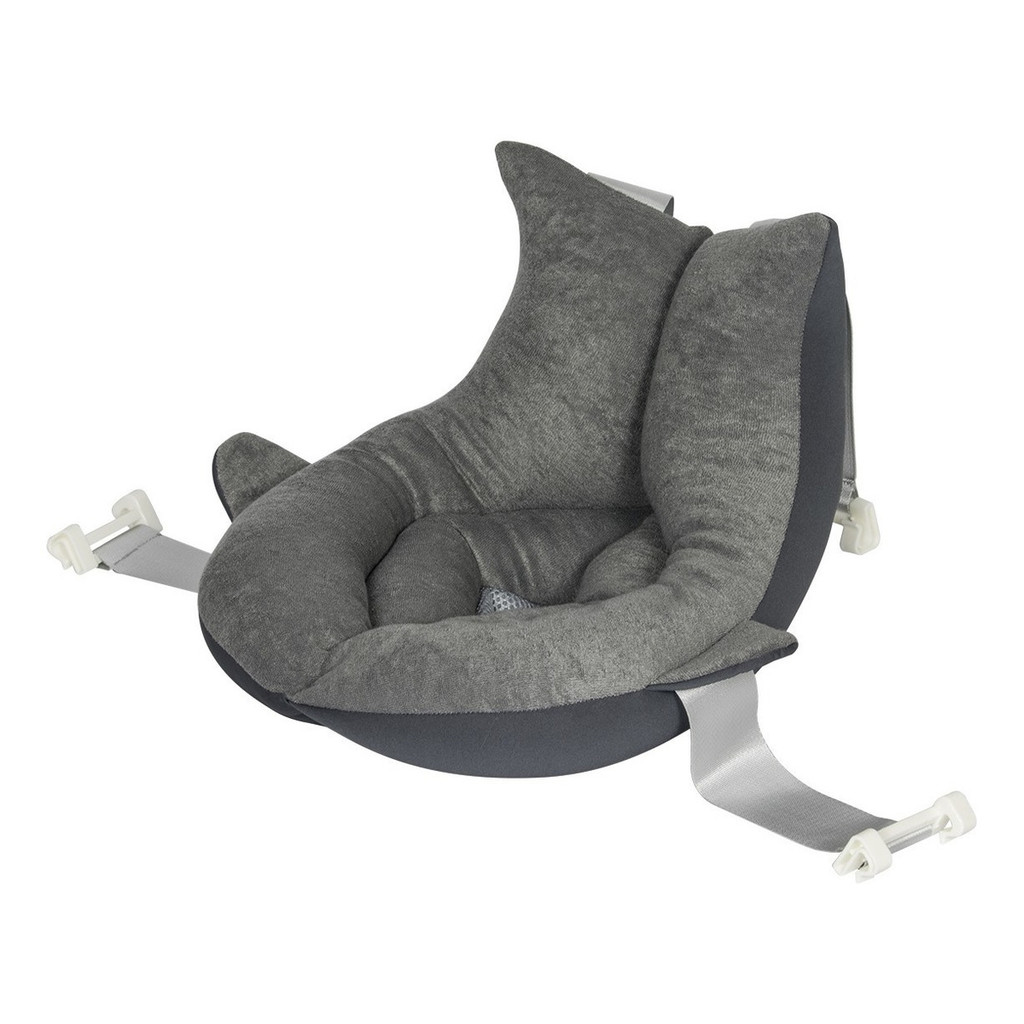 Almofada de Banho Cinza Ergonômica - Kababy em Oferta na Shopee