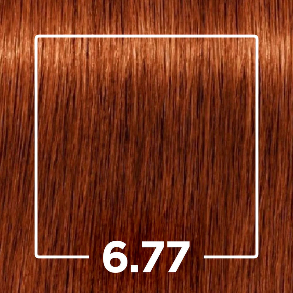 Tintura Profissional Igora Louro Escuro Cobre Extra 6.77 em Oferta na Shopee