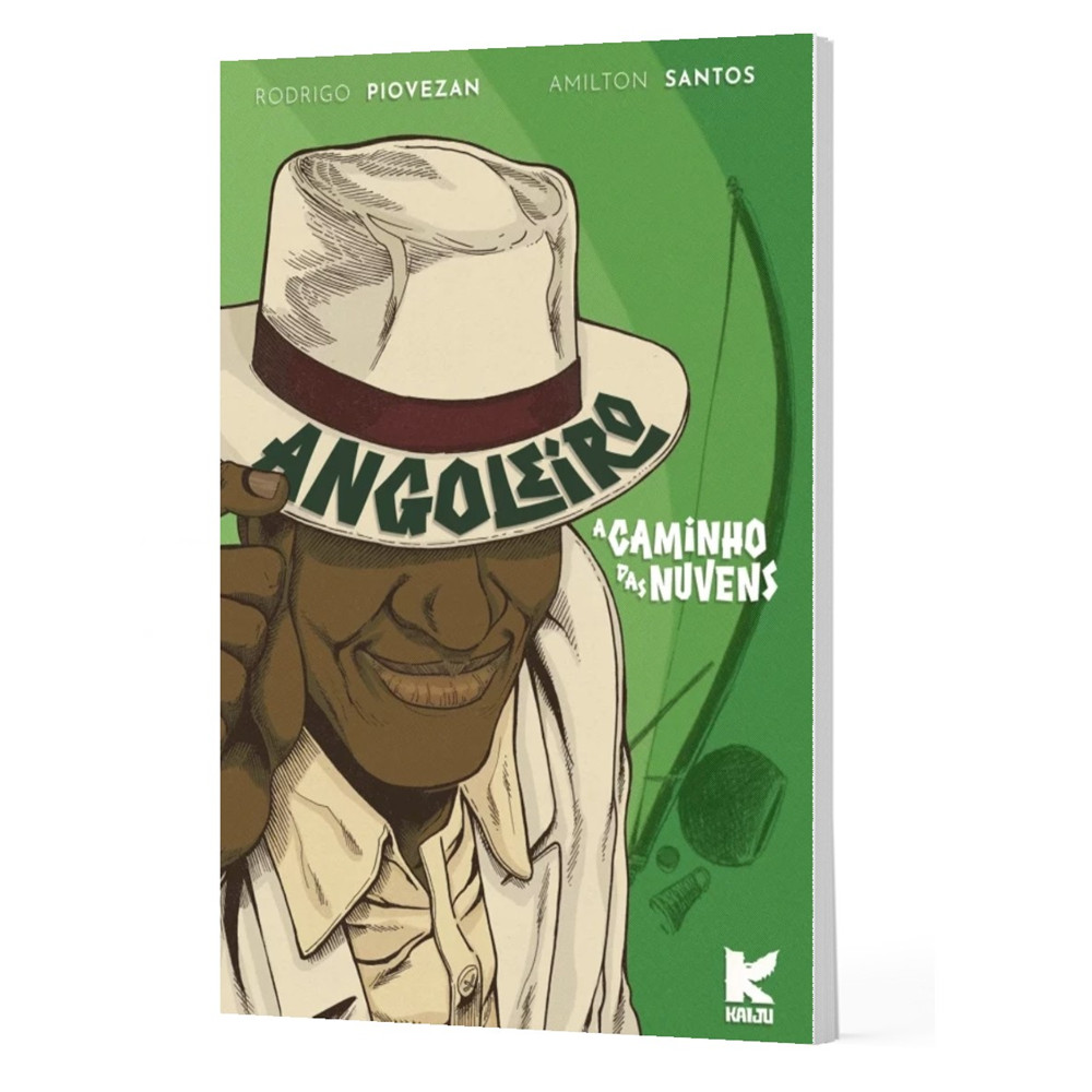 Capa do livro Comic - Angoleiro - A Caminho das Nuvens - Novo/Lacrado - Editora Kaiju Editora -