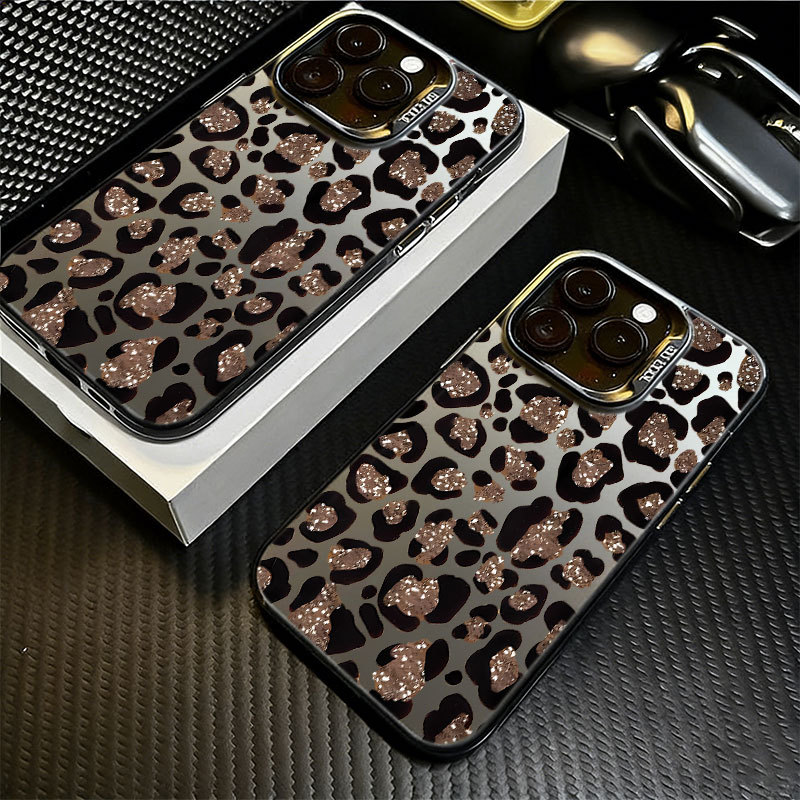 Recorte Leopardo Impressão Capinha Para Samsung Galaxy A15 A32 A06 A12 A13 A14 A16 A23 A36 A52 S20 S21 S23 S24 FE ULTRA 