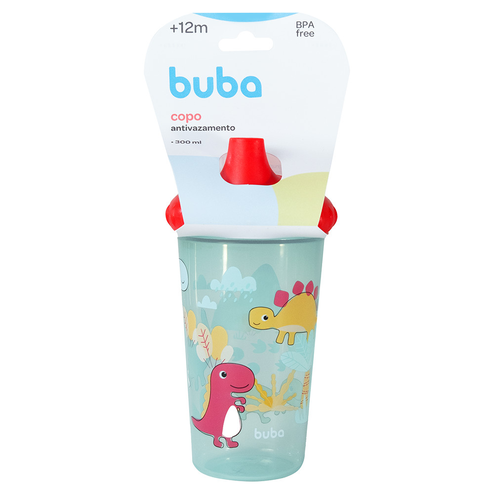 Copinho Infantil Anti-vazamento Dino 12639 - Buba em Oferta na Shopee