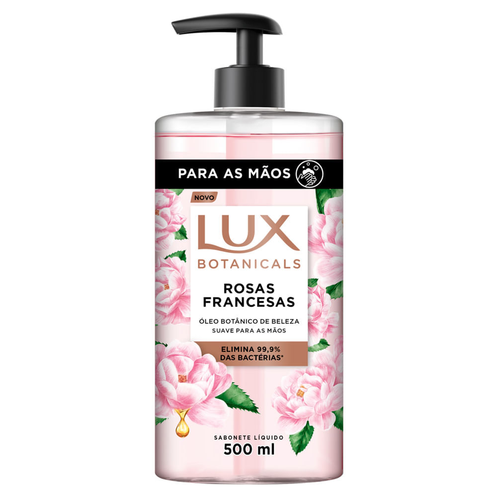 Sabonete Líquido Lux Botanicals Rosas Francesas 500ml em Oferta na Shopee