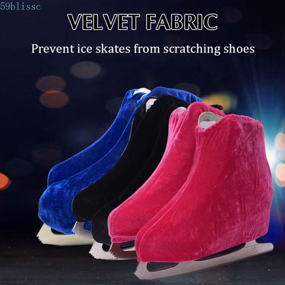Capa Para Sapatos De Patinação BLISSC , Capas Botas Artística Anti-Sujeira De Flanela De Veludo , Profissionais