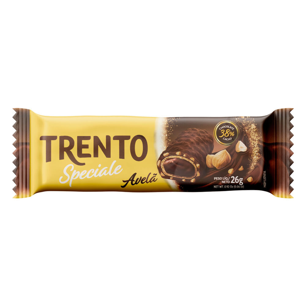 Chocolate Trento Speciale Avelã 26g em Oferta na Shopee