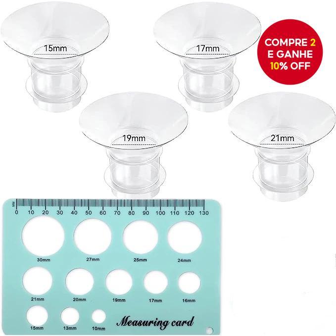 Inserção Da Tampa Do Flange 15/17/19/21mm , Para Bomba Tira Leite Vestível TSRETE Medela Momcozy S9 S12 , Aniversário