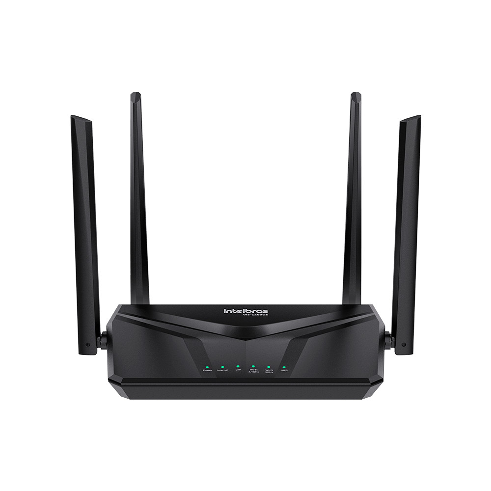 Roteador Wi-fi Alto Desempenho W5-1200GS Preto Intelbras em Oferta na Shopee