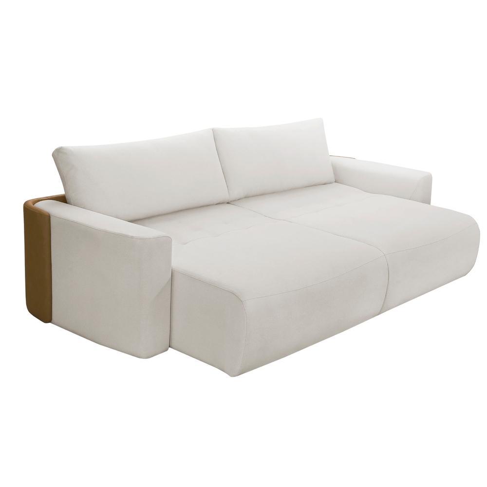 Sofá Cama 3 Lugares 2,30m Orgânico Belissimo em Oferta na Shopee
