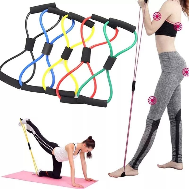 Elástico de Resistência para Treino–Extensor Fitness Multifuncional para Exercícios e Treino em Casa
