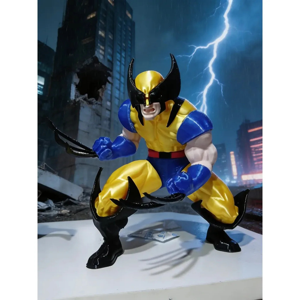 Action Figure Wolverine  Marvel Xmen Boneco Colecionável