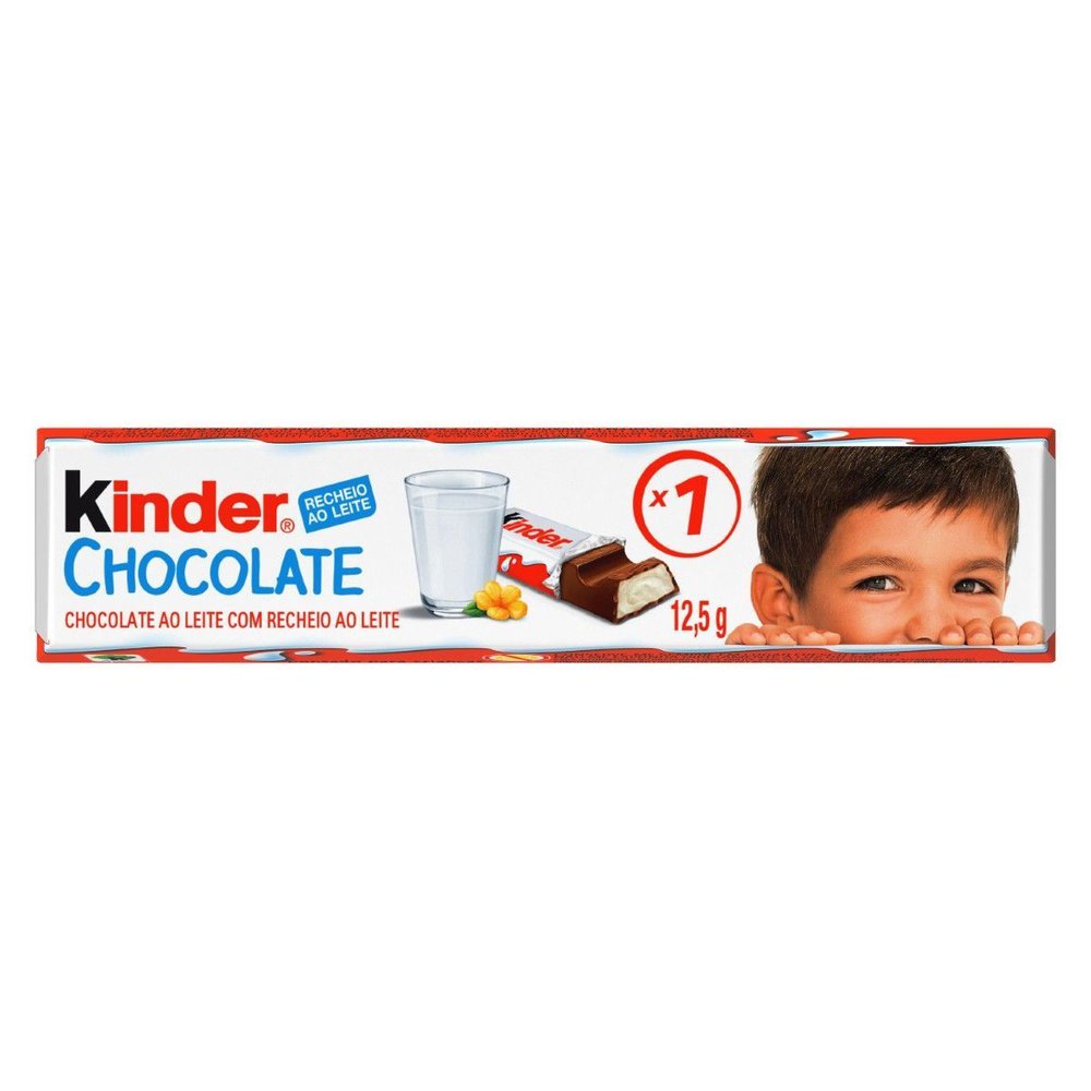 Chocolate Kinder ao Leite com Recheio ao Leite com 12,5g em Oferta na Shopee