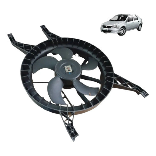 Defletor Ventoinha Radiador Renault Logan 2007 A 2011