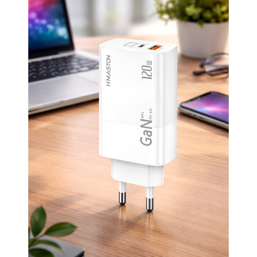 Carregador Celular 120w Turbo Compatível Xiaomi Poco X5 X6 Branco