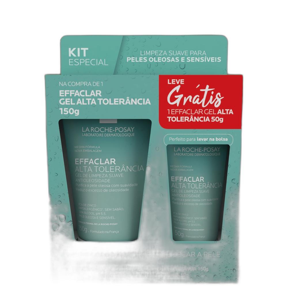Kit La Roche-Posay Effaclar Alta Tolerância Gel de Limpeza 150g + 50g (2 Produtos) em Oferta na Shopee
