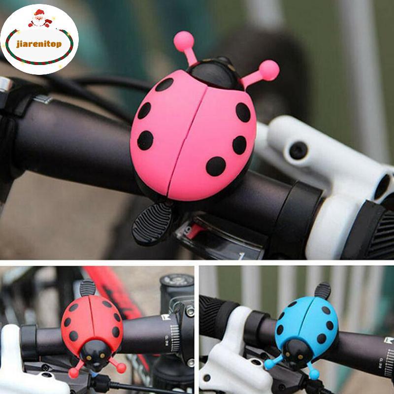 jiarenitop 1 Peça Sino Joaninha De Bicicleta Desenho Animado De Ciclismo Adorável Buzina De Alarme Para Passeio Infantil