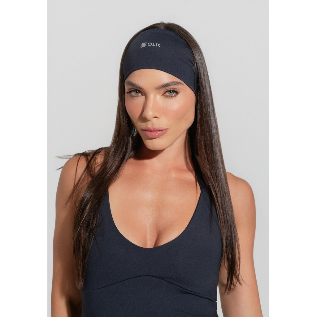 FAIXA DE CABELO ESPORTIVA FEMININA BÁSICA DLK