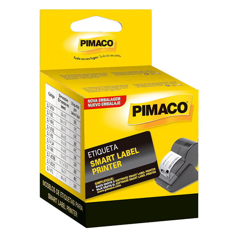 Etiqueta Smart Label SLP-2RLH com 380 etiquetas Pimaco