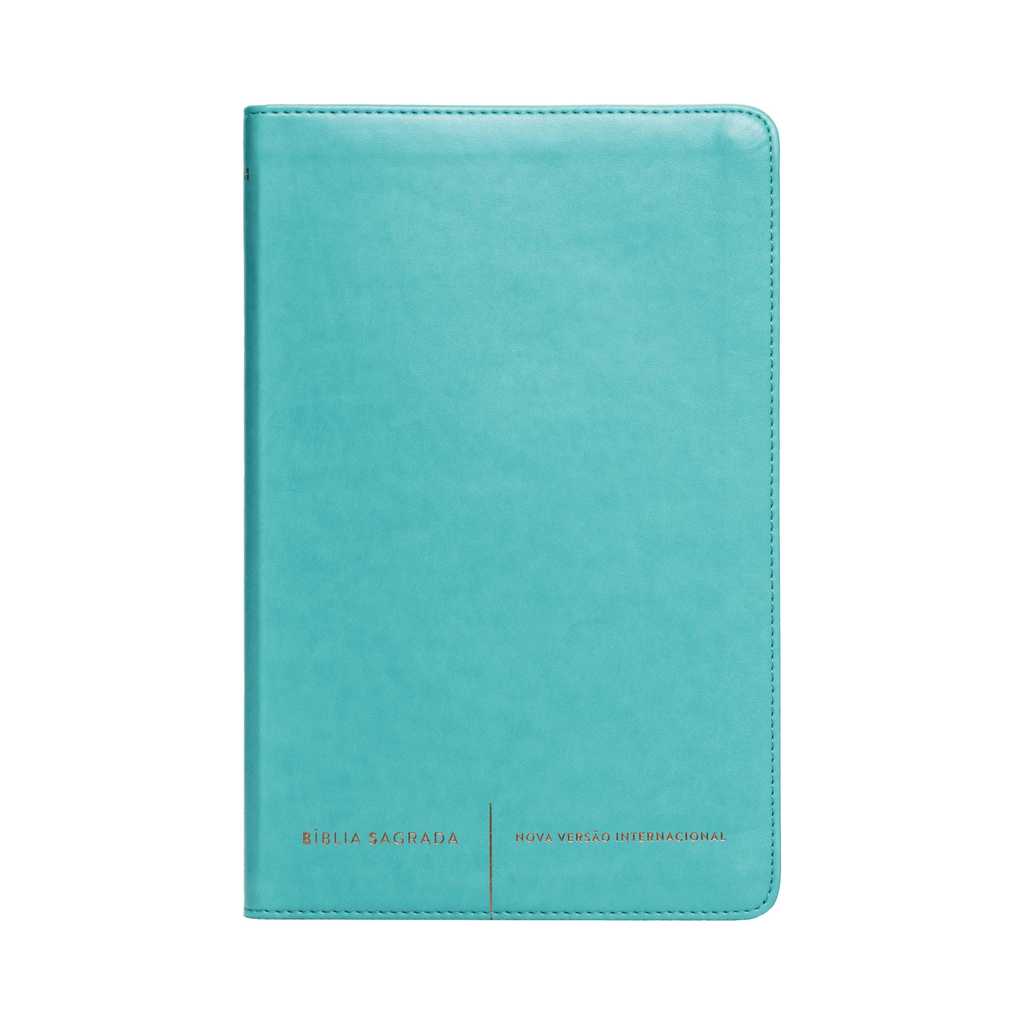 Bíblia Sagrada NVI Slim, Capa luxo verde água- Livro vendido por Livraria Leitura vendido por Leitura Valparaíso