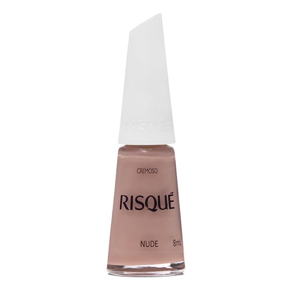 Esmalte Risqué Nude Cremoso Nude 8ml em Oferta na Shopee