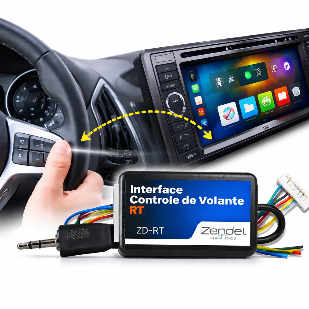 INTERFACE CONTROLE VOLANTE RESISTIVO UNIVERSAL ZD-RT ZENDEL