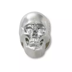 Jibbitz™ Caveira Prata Único