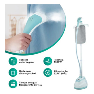 Passadeira a Vapor Roupas Vertical 1.6L 10 Modos ON-PR901 Azul e Branco 110V 220V em Oferta na Shopee