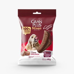 Bifinho GranPlus Para Cães Sabor Carne Grelhada 60g