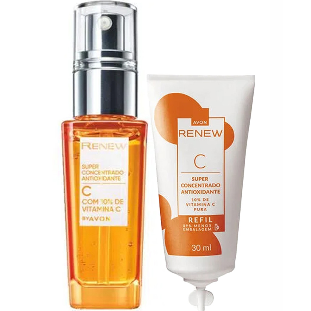 Kit Vitamina C Renew Super Concentrado Antioxidante Avon + Refil