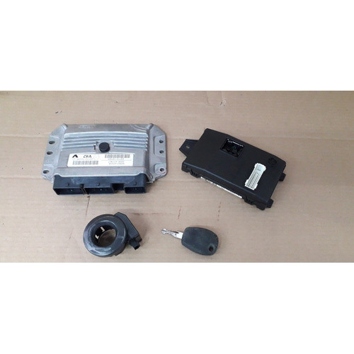 Kit Code Módulo Injeção Sandero Logan 1.0 16v 2009 2010 Orig