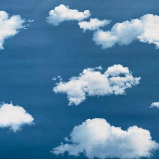 Papel De Parede Auto adesivo Para Quarto Infantil - Nuvens Azul