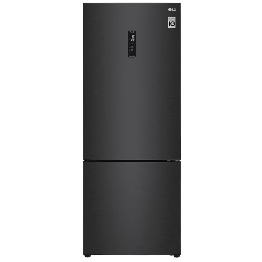 Geladeira Smart LG GC-B569N Frost Free Inverter 451 Litros Inverse Preta Inox