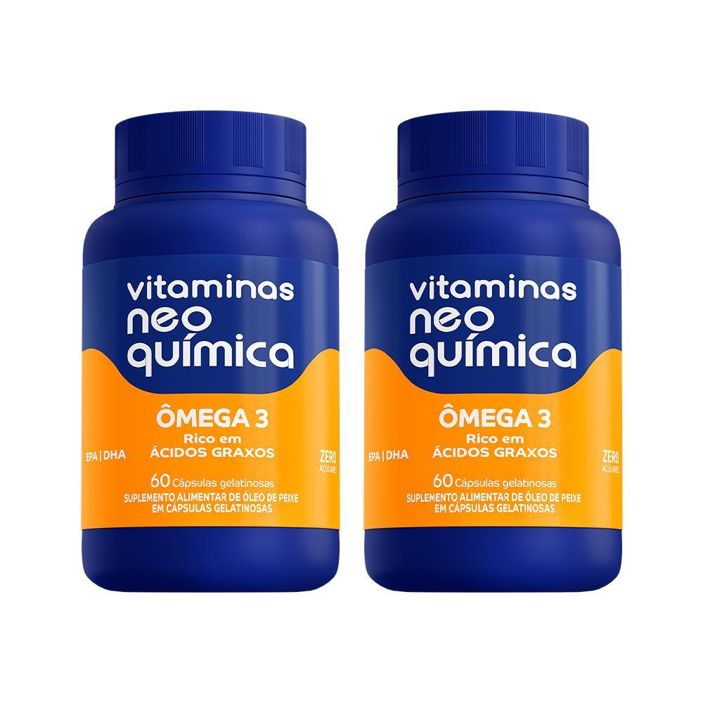 Kit c/2 Vitamina Neo Química Ômega - 60 Cpr em Oferta na Shopee
