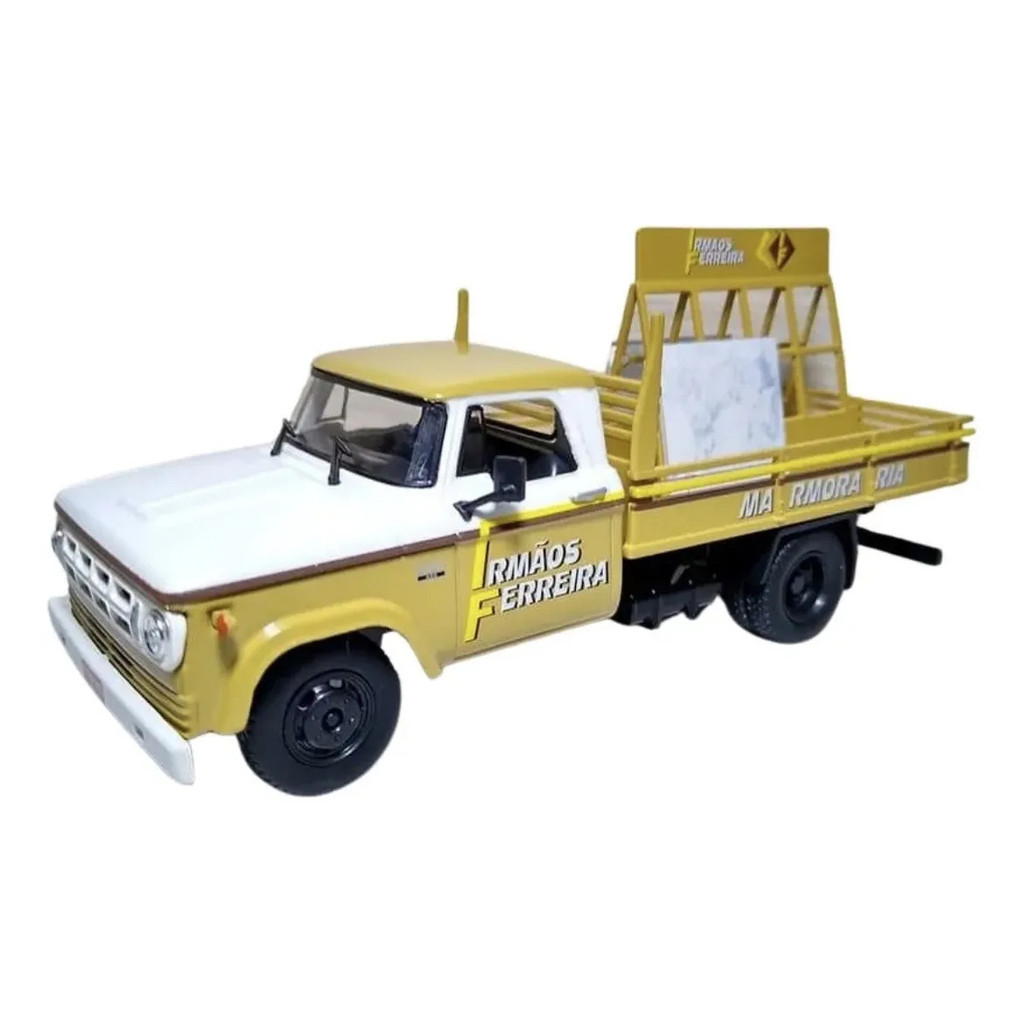 Miniatura Caminhão Dodge D400 Marmoaria 1:43 Ixo Dourado-escuro