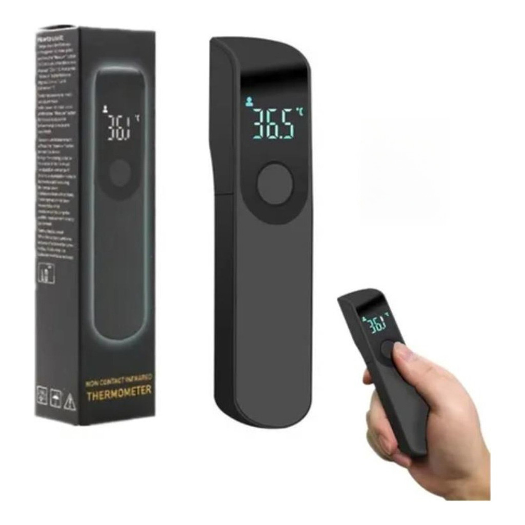 Termômetro Infravermelho Digital Sem Contato Testa LCD Portátil Rápido